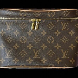 Louis Vuitton Brown Monogram Cosmetic Case